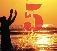 water, five, boy, expression, number