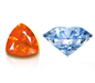 Fire Opal, Diamond