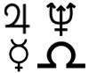 Jupiter, Neptune, Mercury, Libra