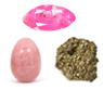 Pink Beryl, Rose Morganite, Pyrite